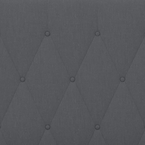 English Elm Twin Size Tufted Upholstered Platform Bed in Fabric with Pocket Spring Mattress