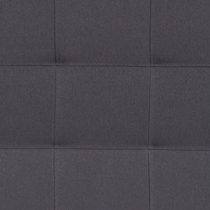 English Elm Tufted Upholstered Twin Size Headboard in Fabric