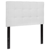 English Elm Tufted Upholstered Twin Size Headboard in Fabric