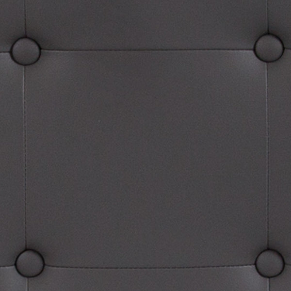 English Elm Tufted Upholstered Full Size Headboard in Vinyl