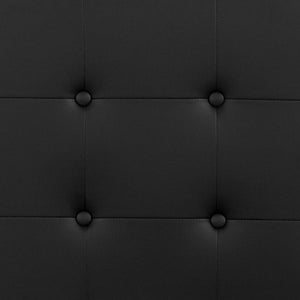 English Elm Tufted Upholstered Queen Size Headboard in Vinyl