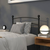 English Elm Decorative Metal Twin Size Headboard