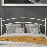 English Elm Decorative Metal Queen Size Headboard