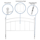 English Elm Decorative Metal Queen Size Headboard