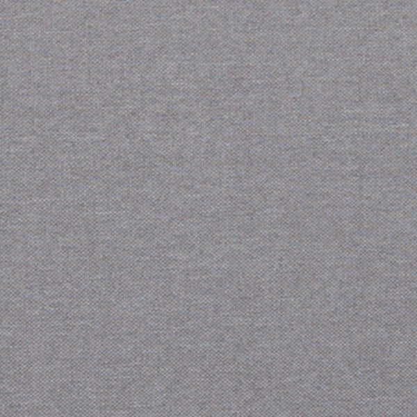 English Elm Upholstered Twin Size Headboard with Accent Nail Trim in Fabric