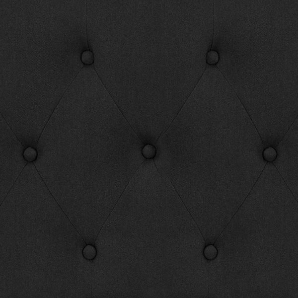 English Elm Tufted Upholstered Twin Size Headboard in Fabric