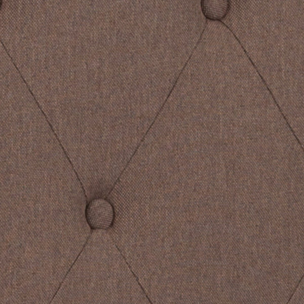 English Elm Tufted Upholstered Twin Size Headboard in Fabric