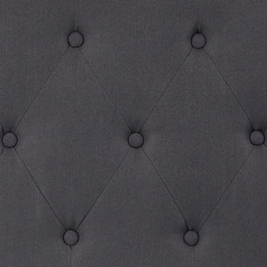 English Elm Tufted Upholstered Twin Size Headboard in Fabric