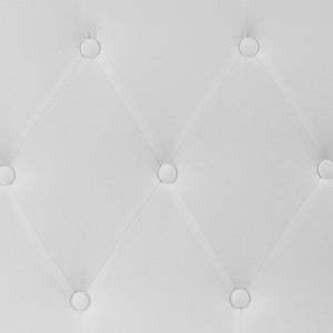 English Elm Tufted Upholstered Twin Size Headboard in Fabric