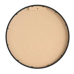 English Elm Commercial Grade 24" Round Wall Mounted Magnetic Chalkboard for Home or Business with Eraser and Chalk in Pine Wood Frame