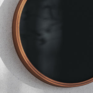 English Elm Commercial Grade 12" Round Wall Mounted Magnetic Chalkboards for Home or Business with Eraser and Chalk in Pine Wood Frames - Set of 2