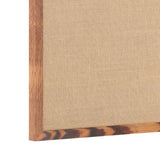 English Elm Commercial Grade Rustic Wall Mount Linen Board with Wood Push Pins, for Home, School or Business, 20x30,