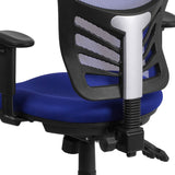 English Elm Commercial Grade Mid-Back Mesh Multifunction Executive Swivel Ergonomic Office Chair with Adjustable Arms