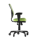 English Elm Commercial Grade Mid-Back Mesh Multifunction Executive Swivel Ergonomic Office Chair with Adjustable Arms and Transparent Roller Wheels