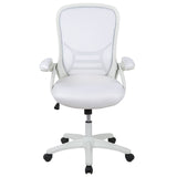 English Elm Commercial Grade High Back Mesh Ergonomic Swivel Office Chair with Frame and Flip-up Arms