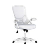 English Elm Commercial Grade High Back Mesh Ergonomic Swivel Office Chair with Frame and Flip-up Arms