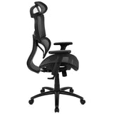 English Elm Commercial Grade Ergonomic Mesh Office Chair with 2-to-1 Synchro-Tilt, Adjustable Headrest, Lumbar Support, and Adjustable Pivot Arms