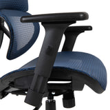 English Elm Commercial Grade Ergonomic Mesh Office Chair with 2-to-1 Synchro-Tilt, Adjustable Headrest, Lumbar Support, and Adjustable Pivot Arms