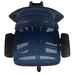 English Elm Commercial Grade Ergonomic Mesh Office Chair with 2-to-1 Synchro-Tilt, Adjustable Headrest, Lumbar Support, and Adjustable Pivot Arms