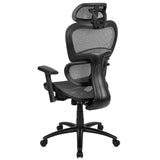 English Elm Commercial Grade Ergonomic Mesh Office Chair with 2-to-1 Synchro-Tilt, Adjustable Headrest, Lumbar Support, and Adjustable Pivot Arms