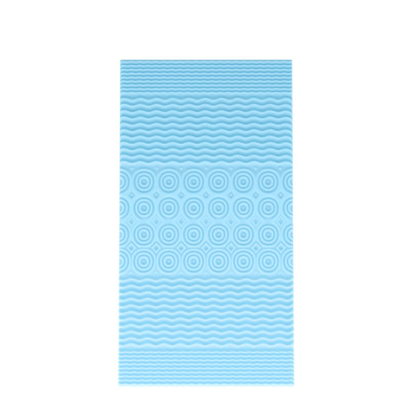 English Elm 2 Inch Cooling Gel Infused 5-Zone Twin XL Memory Foam Mattress Topper with CertiPUR-US Certified Foam