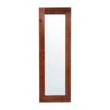 English Elm 22x65 Full Length Mirror, Wall Mounted or Wall Leaning, Rustic Solid Wood Frame