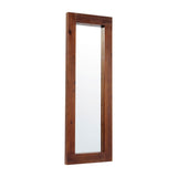 English Elm 22x65 Full Length Mirror, Wall Mounted or Wall Leaning, Rustic Solid Wood Frame