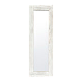 English Elm 22x65 Full Length Mirror, Wall Mounted or Wall Leaning, Rustic Solid Wood Frame