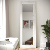 English Elm 22x65 Full Length Mirror, Wall Mounted or Wall Leaning, Rustic Solid Wood Frame