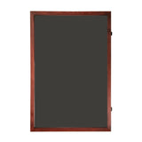 English Elm 24x36 Jersey Display Case with Solid Pine Wood Frame, Velvet Backing Board, and Anti-Theft Lock