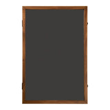 English Elm 24x36 Jersey Display Case with Solid Pine Wood Frame, Velvet Backing Board, and Anti-Theft Lock