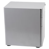 English Elm Commercial Grade Modern 3-Drawer Mobile Locking Filing Cabinet with Anti-Tilt Mechanism and Hanging Drawer for Legal & Letter Files,