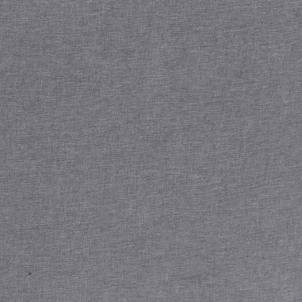 English Elm Mid-Century Modern Commercial Grade Armchair with Tufted Faux Linen Upholstery & Solid Wood Legs