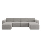 English Elm Commercial Grade Luxury Modular 6 Piece Sectional Sofa,