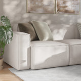 Luxury Modular Sectional Sofa Left with Armrest, Premium Fabric, Modern Design