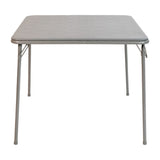 English Elm Commercial Grade Folding Card Table - Lightweight Portable Folding Table with Collapsible Legs