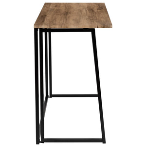 English Elm Small Natural Home Office Folding Computer Desk - 36"