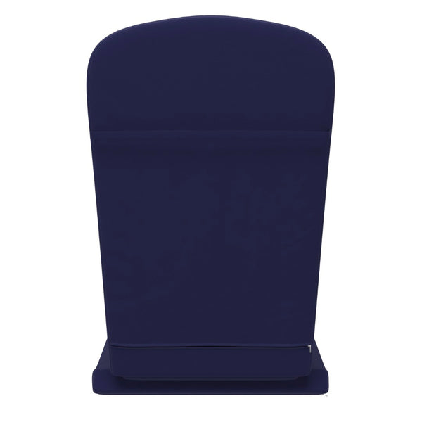 English Elm Commercial Grade - Set of 2 All Weather Indoor/Outdoor High Back Adirondack Chair Cushions, Patio Furniture Replacement Cushions -