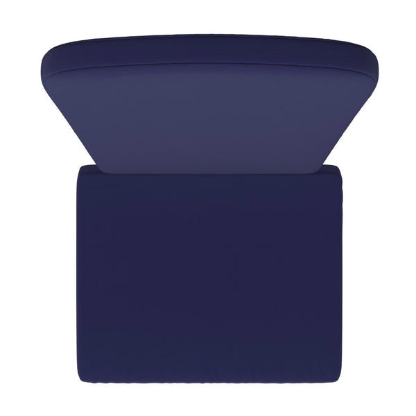 English Elm Commercial Grade - Set of 2 All Weather Indoor/Outdoor High Back Adirondack Chair Cushions, Patio Furniture Replacement Cushions -