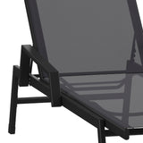 English Elm Adjustable Chaise Lounge Chair with Arms, All-Weather Outdoor Five-Position Recliner,