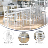 English Elm Commercial Grade Child’s Resin Party and Event Chiavari Chair for Commercial & Residential Use