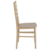 English Elm Commercial Grade Series Resin Stacking Chiavari Chair