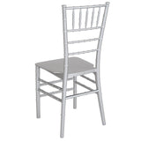 English Elm Commercial Grade Series Resin Stacking Chiavari Chair