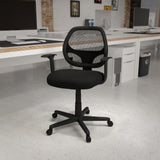 Commercial Grade Mid-Back Mesh Swivel Ergonomic Task Office Chair with Arms