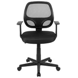 English Elm Commercial Grade Mid-Back Mesh Swivel Ergonomic Task Office Chair with Arms