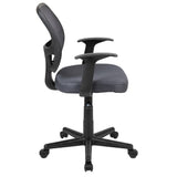 English Elm Commercial Grade Mid-Back Mesh Swivel Ergonomic Task Office Chair with Arms