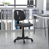 English Elm Commercial Grade Mid-Back Mesh Swivel Task Office Chair with Pivot Back