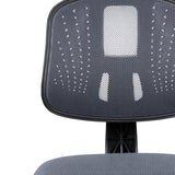 English Elm Commercial Grade Mid-Back Mesh Swivel Task Office Chair with Pivot Back