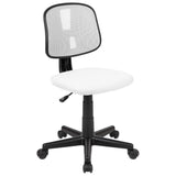 English Elm Commercial Grade Mid-Back Mesh Swivel Task Office Chair with Pivot Back