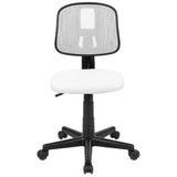 English Elm Commercial Grade Mid-Back Mesh Swivel Task Office Chair with Pivot Back